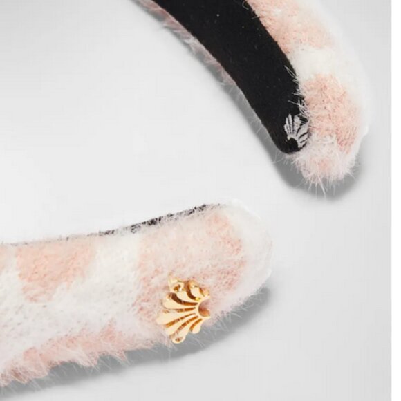 Lele Sadoughi Alice Pink Leopard Knit Headband NWOT - Picture 2 of 9